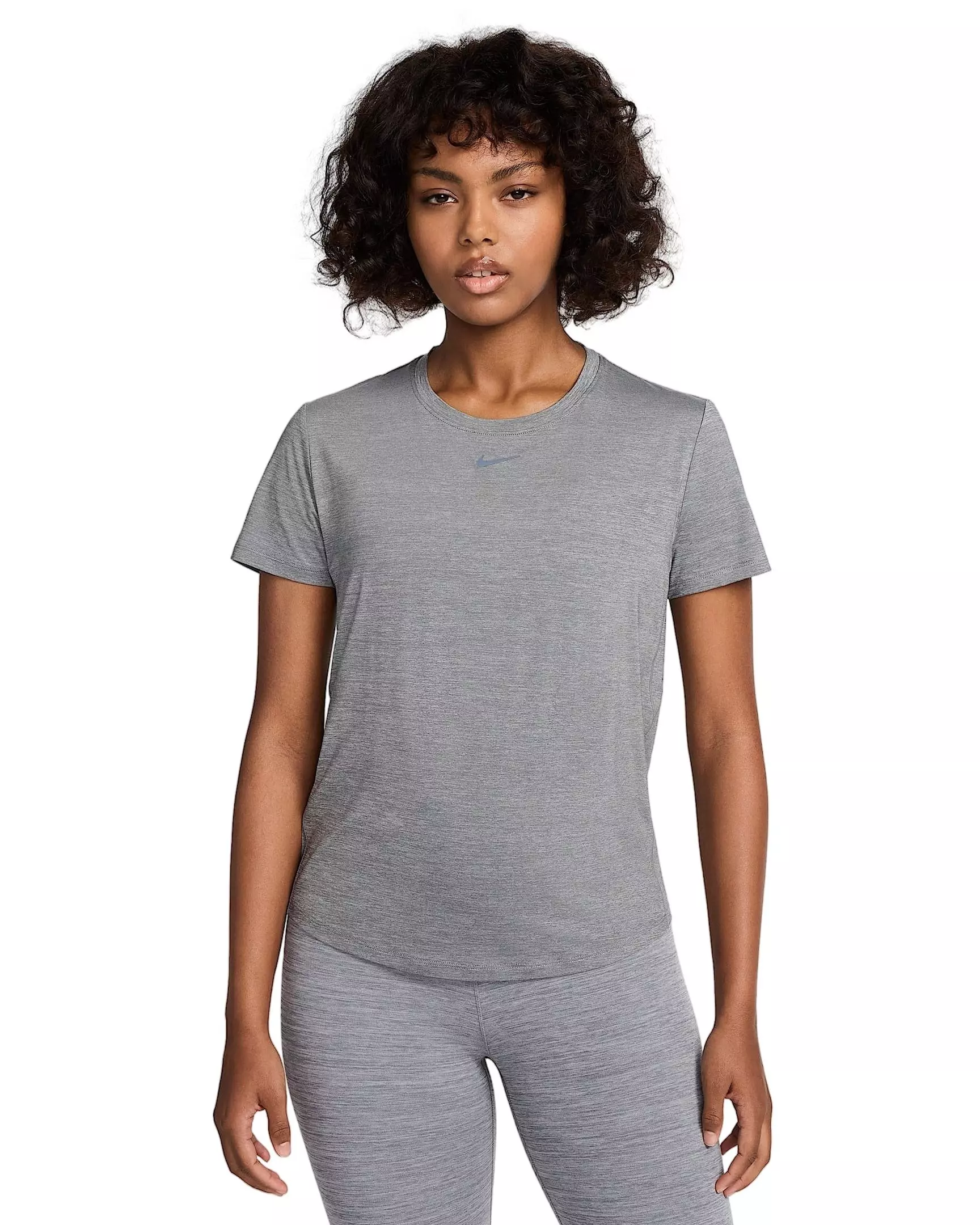 ナイキ Nike オンe クラシック Dri-fit Short-sleeve Top レディース シャツ トップス Smoke Grey/Heath Women's Nike One Classic Dri-FIT Short Sleeve Top - Smoke